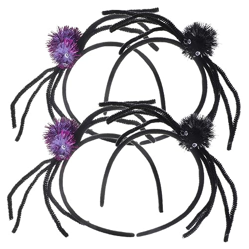 ibasenice 4stücke Halloween Spinnen Stirnbänder Kostüm Zubehör Für Partys Fotorequisiten Leicht Und Für Halloween Und Themenfeiern von ibasenice
