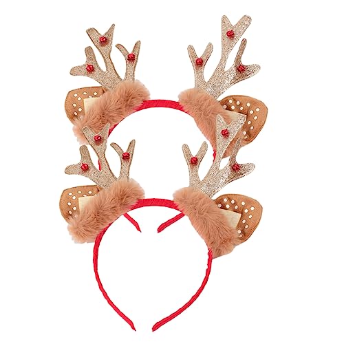 ibasenice 4stücke Weihnachts-haarreifen Mit Rentiergeweih Festlicher Kopfschmuck Für Weihnachten Partys Und Fotos Lustiger Antler Haarreif Für Erwachsene von ibasenice