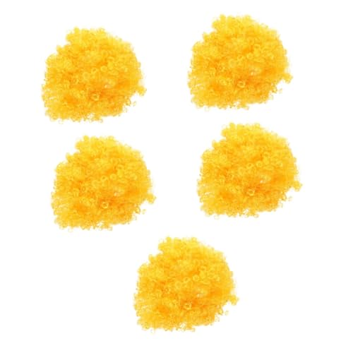 ibasenice 5stücke Clown Perücke Mit Afro-look Für Karneval Bunte Kostümperücke Für Erwachsene Für Mottopartys Und Cosplay von ibasenice