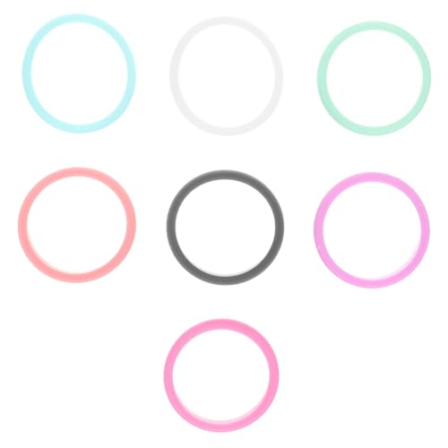 ibasenice 7 Stück Teiliges Damen Silikonringe Hautfreundlich Ergonomisches Design und Sportliche Fitnessringe Flexibler Dekorativer Schmuck als für Frauen von ibasenice