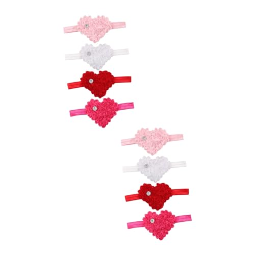 ibasenice Haarbandanas 8 Stk haarschmuck die Blumen Schal Krawatte Stirnband neugeboren Kopfbedeckung Chiffon Kinder-Tiara von ibasenice