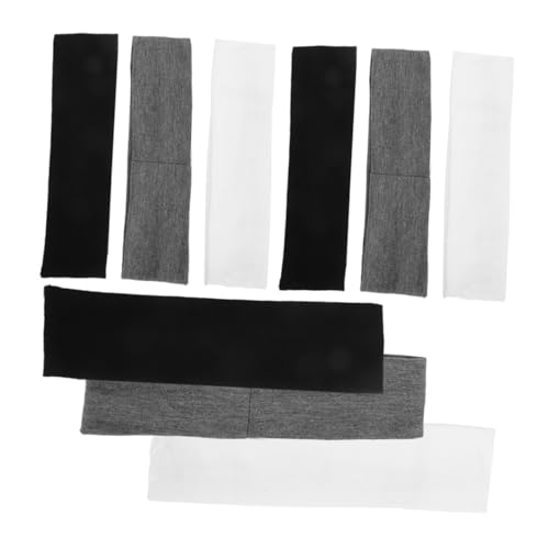 ibasenice 9 Stück Teiliges Sportliches Elastisches Stirnband für Damen Rutschfeste Yoga Haarbänder Soliden Farben Dehnbar und Sicher für Fitness Laufen und Workout von ibasenice