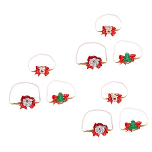 ibasenice 9 Stk Weihnachtskopfschmuck Weihnachtsbaby-stirnband Baby-rentier-stirnband Weihnachtsstirnband Für Mädchen Baby-weihnachtskostüm Kleinkind Stoff Weihnachtsbaum Neugeboren von ibasenice