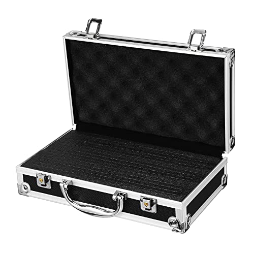 ibasenice Abschließbare Aufbewahrungsbox Instrumentenbox Aus Aluminiumlegierung Werkzeug-Organizer von ibasenice