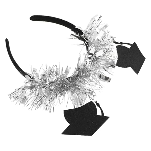 ibasenice Abschlusskappen Stirnband Mit Lametta-kopfbedeckung Für Graduierung Party Geschenke Haarband Für Abschlussfeiern Stirnband von ibasenice