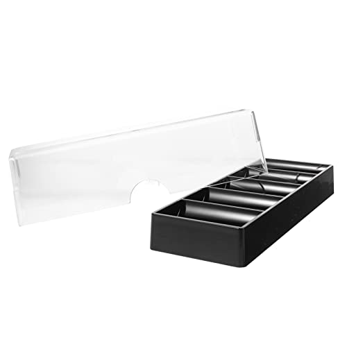 ibasenice Transparente Professionelle Poker Chip Halterung Acryl Chips Box Mit Deckel Praktischer Poker Organizer Für Kartenspiele Und Clubs von ibasenice