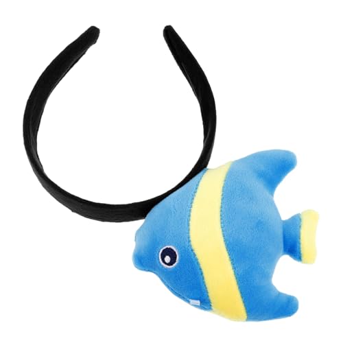ibasenice Adorable Tropical Fish Hairband Für Junge Mädchen Erwachsene Weiches Bequemes Stirnband Mit Lustigem Fischdesign Für Partys Fotoshootings Familienaktivitäten Blaues von ibasenice
