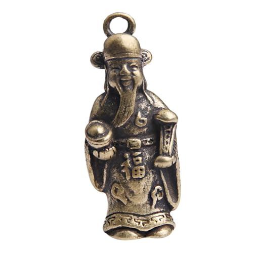 ibasenice Antiker Schlüsselanhänger Anhänger Mit Glücksgott-motiv Vintage Ornamente Diy Dekorative Pendants Für Taschen Robustes Und Stilvolles Geschenk Für Angehörige Und Familie von ibasenice