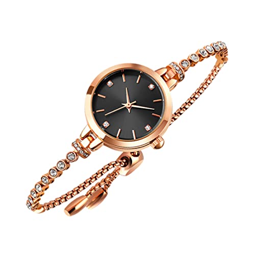 ibasenice Armbanduhr Dame Luxusuhr Bling Uhr Diamantuhr Armbänder Für Frauen Diamant Glänzt Strass-Diamant-Uhren Uhr Mit Verstellbarem Armband Beiläufig Damen Zinklegierung Geschenk von ibasenice