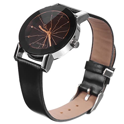 ibasenice Quartz Uhr Damenuhren Armbanduhr Für Mädchen Uhrenarmbänder Für Damen Damenarmbanduhren Damenmodeuhr Lässige Damenarmbanduhr Modische Uhr Quarz Linie Schwarzgesichtig Frau von ibasenice