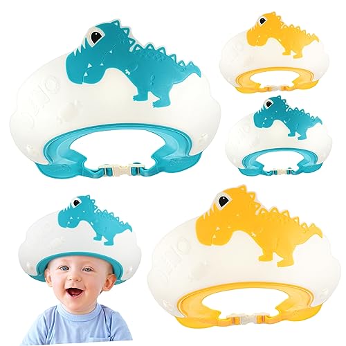 ibasenice Baby-duschhaube 4er-pack Haarhaube Zum Duschen Kinderhaube Verstellbare Mütze Kinder-duschhauben Kleinkind-bademütze von ibasenice