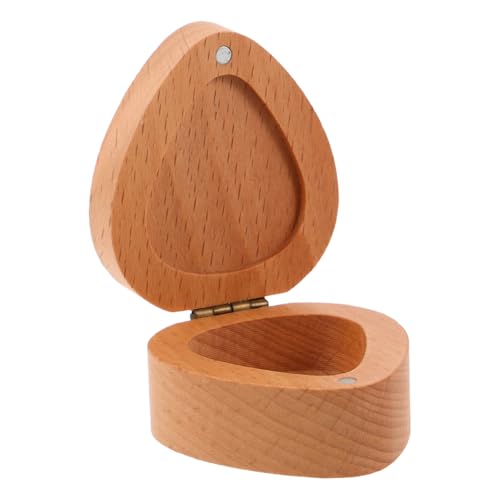 ibasenice Holz Gitarrenplektren-Halter Aufbewahrungsbox Für Gitarrenzubehör Plektrum-Organizer Für Spieler Display Box Für Plektren von ibasenice