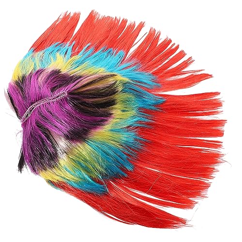 ibasenice Cosplay Perücke für Frauen Buntes Kunsthaar Charmante Partyperücke Lustige Kostümparty Perücke Hitzebeständige Damenperücke für Halloween und Maskeraden von ibasenice