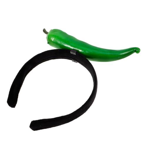 ibasenice Einzigartiges Chili Design Haarband Damen Haarreif All-festival Ornament Stirnband Display von ibasenice