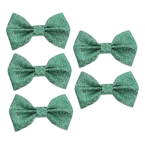 ibasenice Elegante Grüne Schleifenclips Haarschmuck Zum St. Patricks Day Haarnadel-set Weihnachtsgeschenk Schleifen-haarnadel Für Frauen von ibasenice