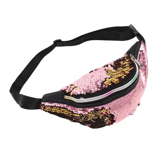 ibasenice Mermaid Sequin Fanny Pack Für Damen Verstellbare -gürteltasche Und Gold Und Praktisch Für Sport Und Freizeitaktivitäten von ibasenice