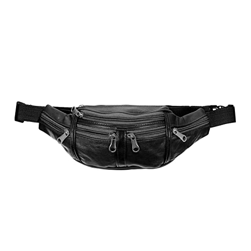 ibasenice Outdoor-gürteltasche Für Herren Verstellbare Hüfttasche Handy Und Schlüsselbehälter Zum Laufen Wandern Und Reisen Aus Hochwertigem Pu-Material Mit Großem Fassungsvermögen von ibasenice