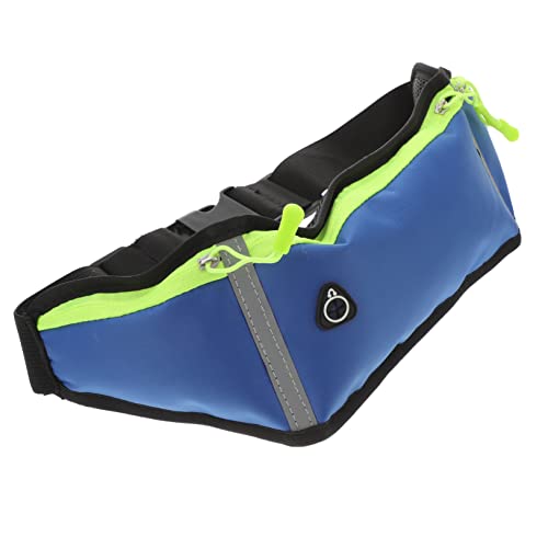 ibasenice Hüfttasche Schmal Für Damen Herren Zum Laufen Radfahren Reisen Camping Einkaufen Mit Kopfhöreröffnung Und Leichtgängigem Reißverschluss von ibasenice