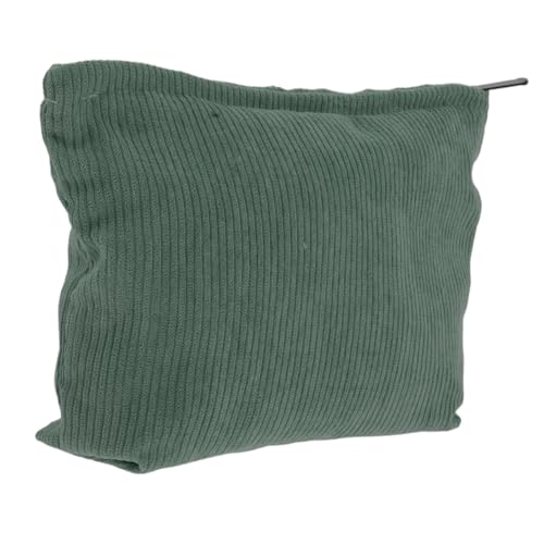 ibasenice Schminkbeutel Aus Cord Für Damen Reißverschluss-Kosmetiktasche Make-up-Tasche Reise-Beutel Kleine Schönheitstasche Aufbewahrungstasche Für Lippenstifte Und Toilettenartikel von ibasenice