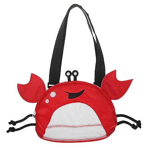 ibasenice Krabben-strandtasche Strandtasche Für Kinder Urlaubstasche Lebensmittel-picknick-tasche Pool-muscheltaschen Muschel Strandtaschen Strandtuchtaschen Reisetasche Reisen Spielzeug Pvc von ibasenice