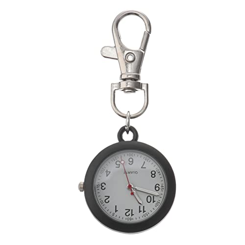 ibasenice 1stk Uhr Fob Uhr - Clip- Uhr. Uhr Mit Clip Uhr Pflege Pin Schnallenmaterial: Edelstahl Jahrgang Damen Hängende Tasche von ibasenice