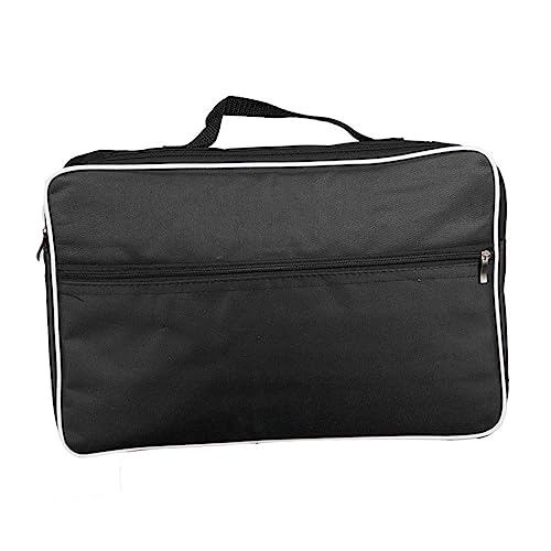 ibasenice Leia Gigbag Laptop-Handtasche Gitarreninstrument Akustikgitarrentasche Leier-harfen-haltertasche Mandolinentasche Zubehör Für Bassgitarren Polyester Werkzeugkasten Notizbuch Weiß von ibasenice