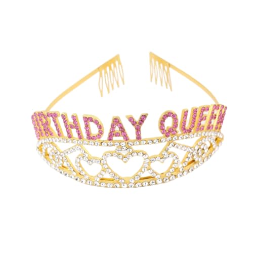 ibasenice Modische Kopfbedeckung Für Mädchen Geburtstagsband Krone Stilvolles Kostümzubehör Partyzubehör von ibasenice