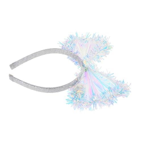 ibasenice Stirnband Mit Schleife Für Geburtstag Glänzende Seidenblume Haar Accessoire Zur Party Dekoration Festlich Und Bequem Einzigartiger Haarschmuck Für Besondere Anlässe von ibasenice