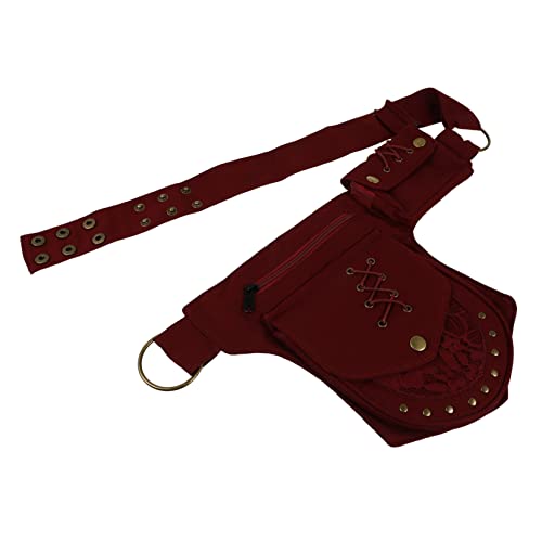 ibasenice Pack Handy -Taschenhalter -Lederhülle Hängende Beutel Hüfte Taillen-Handytasche im Freien Handy Geldbörse Telefon Taillenbeutel tragbare Sport-Hüfttasche Eisen von ibasenice