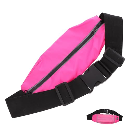 ibasenice Lauf Bauchtasche Für Herren Und Damen Outdoor-hüfttasche Mit Reflektierenden Streifen Elastisches Design Als Hüftgürteltasche Für Camping Wandern Und Reisen Schützt Handy Vor von ibasenice