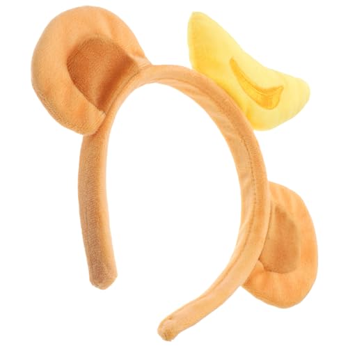 ibasenice Party Cosplay Monkey Ear Haarreif Lustiges Festival Haaraccessoire für Kostümpartys Maskenbälle und Geburtstagsfeiern Kreatives Design für Auffällige Looks von ibasenice
