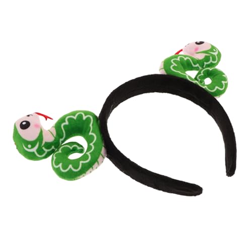 ibasenice Plüsch Schlangen-stirnband Für Chinesische Neujahr Niedliches Haaraccessoire Mit Nationalem Stil Für Festlichkeiten Und Partys Für Männer Und Frauen von ibasenice