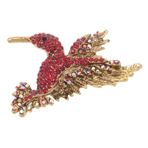 ibasenice Strass-vogelbrosche Kragennadel Strasssteinen Dekorative Brosche Für Kleider Und Rock Accessoires Für von ibasenice