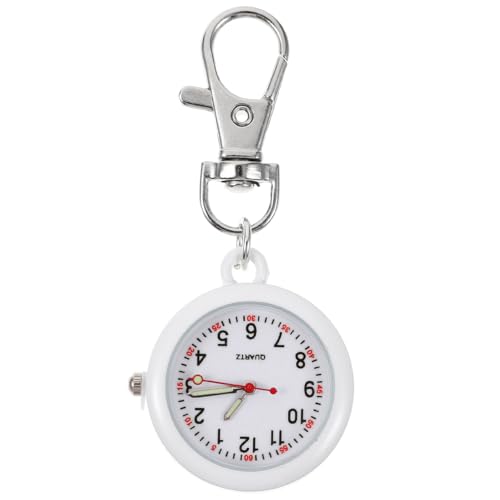 ibasenice Schlüsselanhänger Digitale Krankenschwesteruhr - Digitale Krankenschwesteruhr / Digitale Taschenuhr mit Stoppuhr Schlüsselanhänger / Multifunktionale Stilluhr Hängende Uhr / für von ibasenice