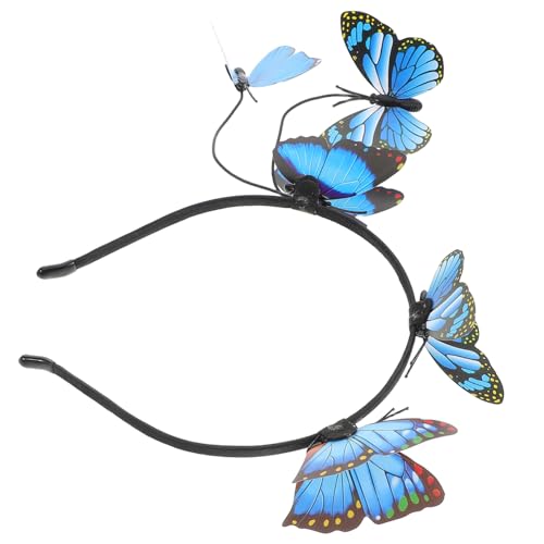 ibasenice Schmetterlings Haarreif für Frauen Eleganter Kopfschmuck für Hochzeiten Partys und Fotoshootings Stilvolles Haarschmuck Accessoire Damen Haarband mit Einzigartigem Design von ibasenice