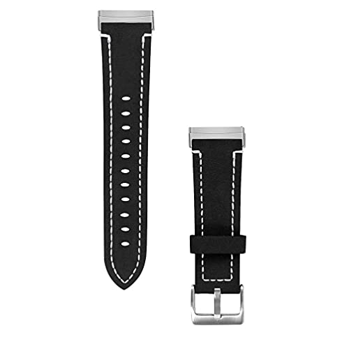 ibasenice Schwarzes Armband Übungsuhr Uhrenarmbänder Uhr Band Ersatz Straps PU Vintage Strap Release Straps Kompatibel mit Uhr Armbänder Für Männer Kinderuhren Ersatzarmband von ibasenice