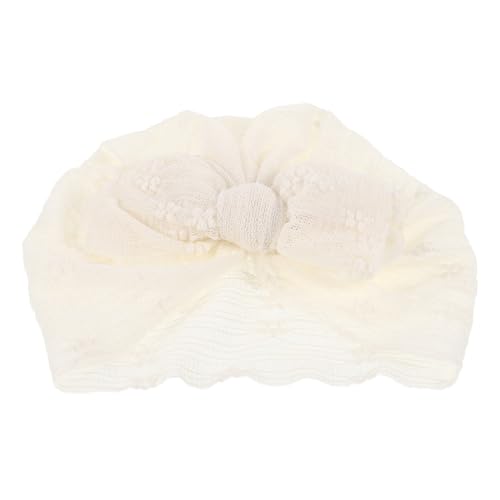 ibasenice Baby-turbanmützen Neugeborenenmütze Für Jungen Und Mädchen Kopfbedeckung Für Kleinkinder Dekorative Spitzenkappe Bequeme Warme Mütze Für Jungen Und Mädchen von ibasenice