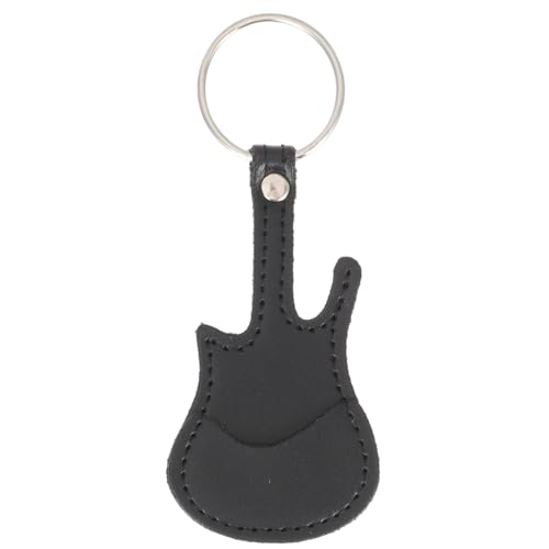 ibasenice Tasche Für Gitarrenpicks Daumenpicks Für Gitarre Finger Plektrum Gitarren-Organizer Gitarrentasche Pu-Gitarre Behälter Für Gitarrenplektren Ring Schlüsselanhänger Leder Reisen von ibasenice