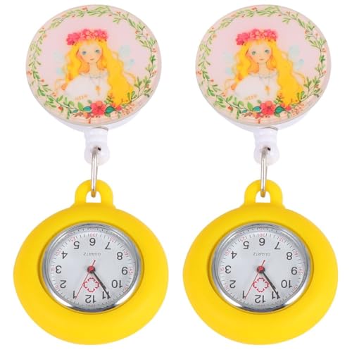 ibasenice 2stücke Pocket Watch Telescopic Hanging Watch Für Pflegekräfte Praktische Und Stilvolle Uhr Mit Klaren Ziffern Für Und Ärzte Robustes Design Für Täglichen Einsatz von ibasenice