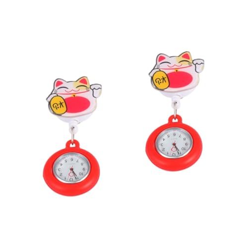 ibasenice 2stücke Telescopic Schwesternuhr Praktische Und Elegante Taschenuhr Für Pflegekräfte Mit Klarem Ziffernblatt Für Präzise Zeitmessung Für Ärzte Und Langlebig Und Tragbar von ibasenice