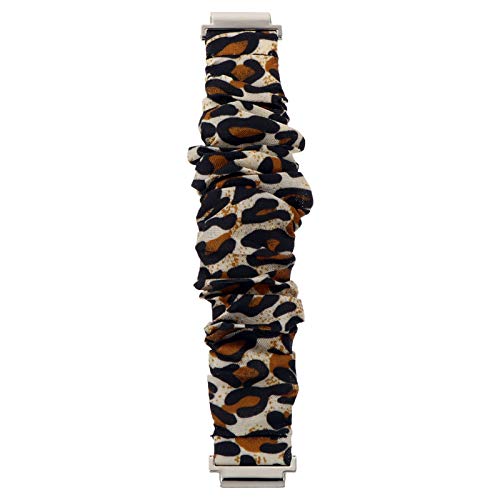 ibasenice Uhrenarmbänder Scrunchie Armband 20mm Uhr Band 20Mm Smartwatch Bands Stoff Elastische Armband Kompatibel mit Uhr Schwarz Uhr Armband Elastisch von ibasenice