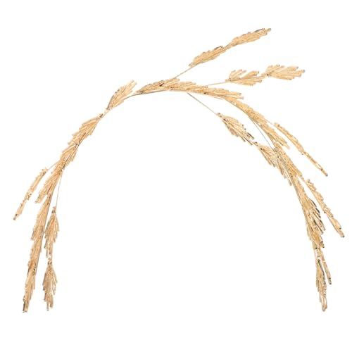 ibasenice Blatthaarkrone Aus Legierung Verstellbar Für Damen Geeignet Für Hochzeiten Partys Und Abschlussbälle Kopfschmuck Mit Blattmotiv von ibasenice