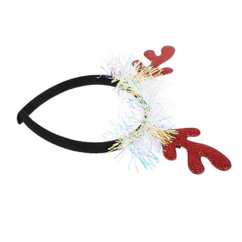 ibasenice Weihnachts-rentier-geweih-stirnband Mit Glitzer Festliches Haaraccessoire Für Frauen Für Weihnachten Neujahr Und Cosplay Bequeme Passform Aus Hochwertigem Material von ibasenice
