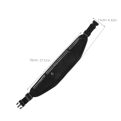 ibasenice wasserdichte Verstellbare Bauchtasche mit DREI Fächern für Damen und Herren Leichte Laufgürteltasche für Outdoor Wandern Workout Vielseitige Hüfttasche für Organisierten Stauraum von ibasenice