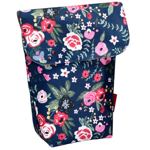 ibasenice wasserdichte Windeltasche Organizer mit Kreativem Blumendesign Tragbare Mehrzweck Wickeltasche für Unterwegs Praktischer Reise Windelbeutel für Saubere und Hygienische von ibasenice