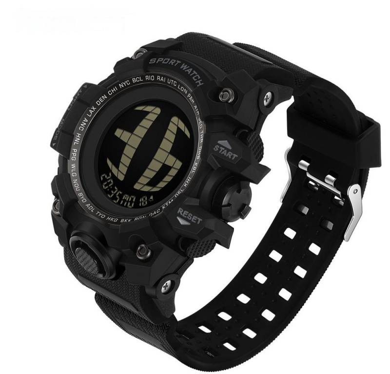 ibettertec Chronograph Chronograph, Digitaluhr Digital Armbanduhr für Jugendliche, (Geschenk, Quarzuhr, Armbanduhr,Herrenuhr,digital, bis 50bar,TPU-Armband), geschenke für männer,Jugenduhren,Quarzuhr von ibettertec