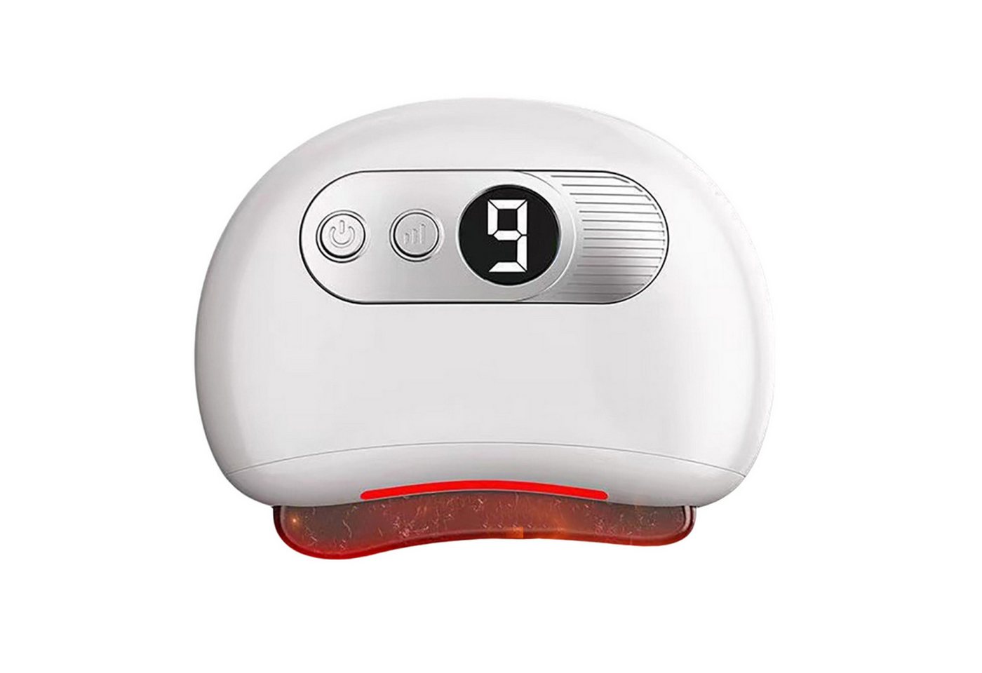 ibettertec Gesichtsmassagegerät Gua Sha Gesichts-Massager Cellulite-Massagegerät, für Hals, Gesicht, Beine Schwellungen reduzieren,Durchblutung -Lymphdrainage, Faltenreduzierung Massagegerät, 9-stufige Vibration Heizung von ibettertec
