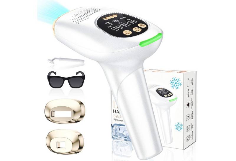 ibettertec Haarentfernungsgerät IPL-Haarentferner,IPL Geräte Haarentfernung Laser, 999,999 Lichtimpulse, Laser Haarentfernung Zuhause Dauerhafte Schmerzlos Haarentfernung, für Lippenhaare, Gesicht, Achsel, Bikinizone und Körper-Aufgerüstet von ibettertec