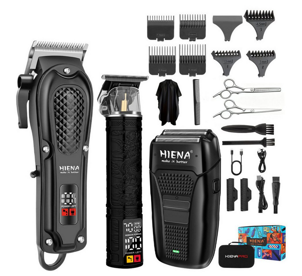ibettertec Haarschneider Haarschneider, Professionelles Haarschneidemaschine Set für Herren, profi Barber Rasierer Herren LED Elektrisch Herrenhaarschneider, für Stylisten und Friseure Grooming Kit ibettertec Haarschneider Haarschneider, Professionelles Haarschneidemaschine Set für Herren, profi Barber Rasierer Herren LED Elektrisch Herrenhaarschneider, für Stylisten und Friseure Grooming Kit von ibettertec