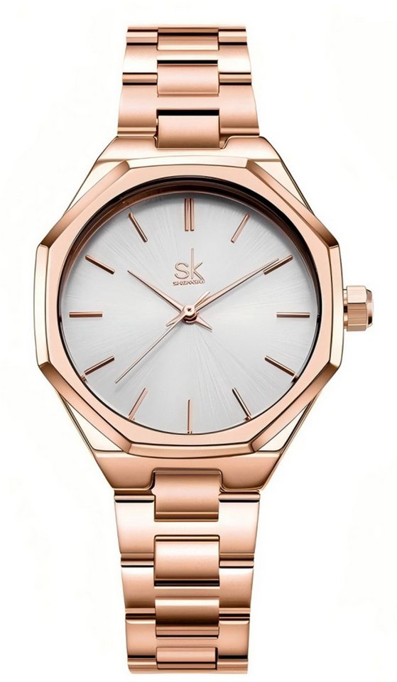 ibettertec Quarzuhr Quarzuhr, Armbanduhr Edelstahl Damen Uhr, Multifunktionsuhr Damenuhr, Edelstahl Armbanduhr, Chronograph Damenuhr, Geschenkebox ibettertec Quarzuhr Quarzuhr, Armbanduhr Edelstahl Damen Uhr, Multifunktionsuhr Damenuhr, Edelstahl Armbanduhr, Chronograph Damenuhr, Geschenkebox von ibettertec